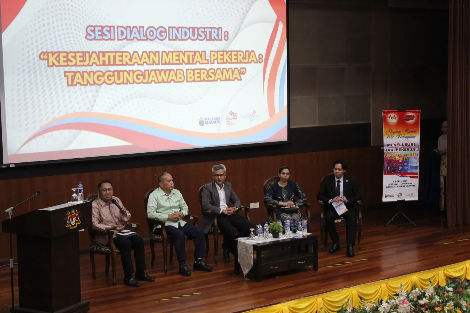 Panel dialogue on occupational mental health at a KESUMA engagement